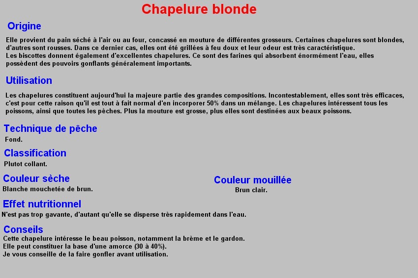 CHAPELURE BLONDE 13