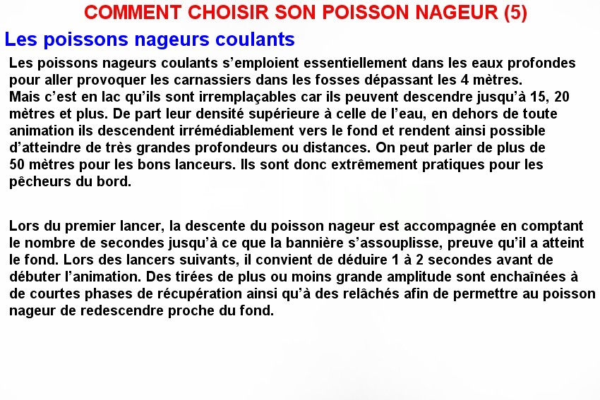 COMMENT CHOISIR SON POISSON NAGEUR (5)