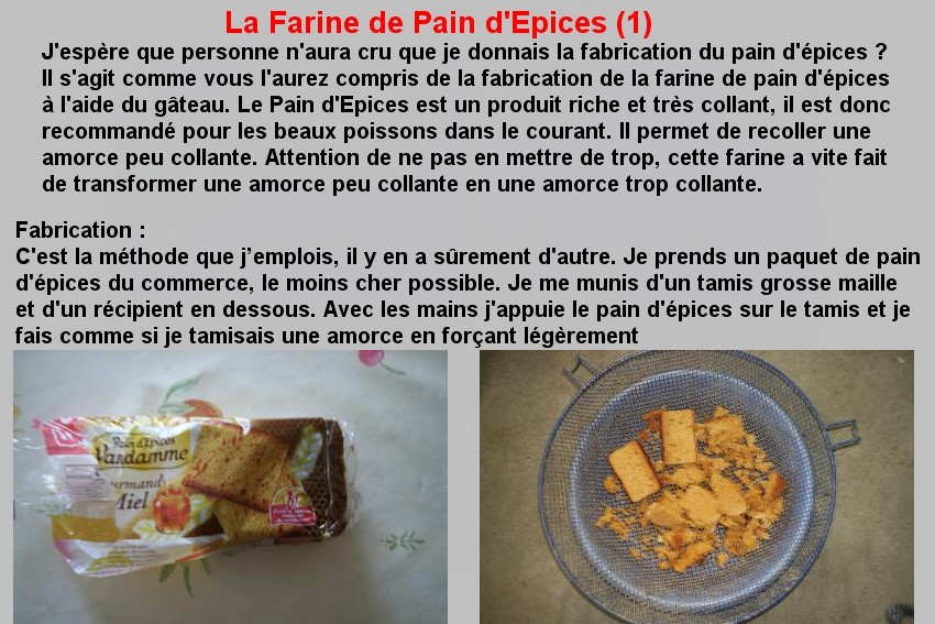LA FARINE DE PAIN D'EPICES (1)