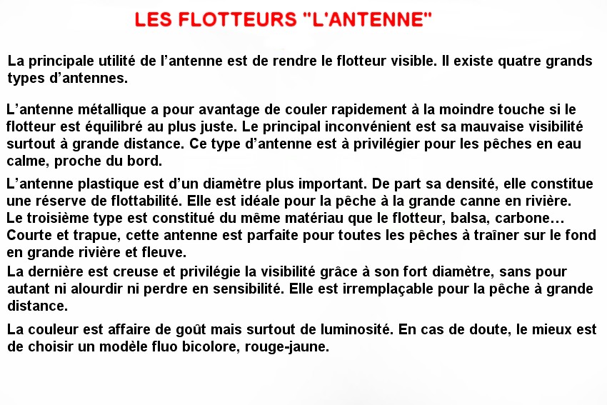 LES FLOTTEURS L'ANTENNE (5)