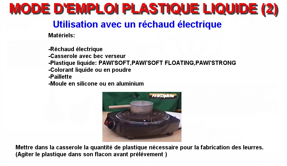 MODE D'EMPLOI PLASTIQUE LIQUIDE (2)