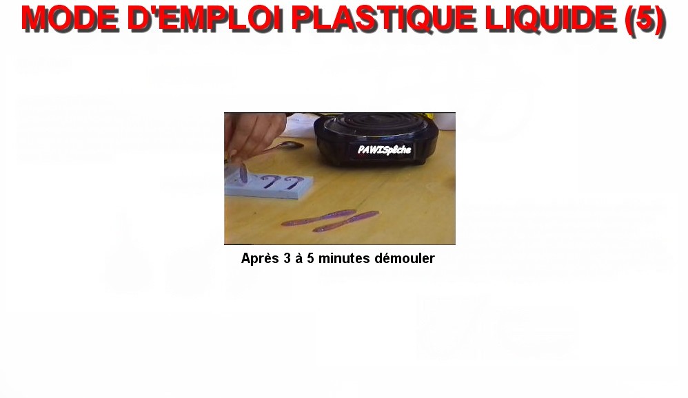 MODE D'EMPLOI PLASTIQUE LIQUIDE (5)