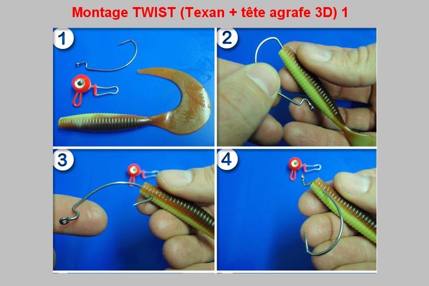Montage TWIST (TEXAN + TETE AGRAFE 3D)  1
