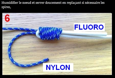 NOEUD DE RACCORD NYLON FLUOROCARBON 6